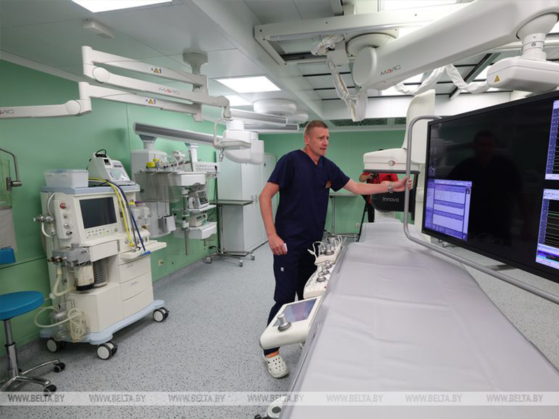 В Минской областной клинической больнице открылся новый ангиографический кабинет