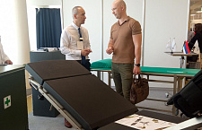 Медин на выставке "Военно-полевая хирургия и реабилитация"